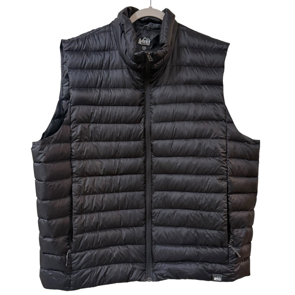 REI Co-op lightweight puffer vest black men’s XXL outdoor